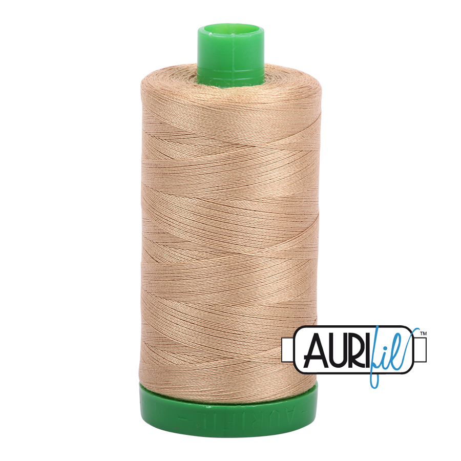 Aurifil Cotton Thread — Blonde Beige 5010 — Medium 40wt