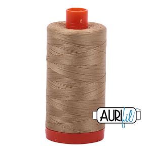 Aurifil Cotton Thread — Blonde Beige 5010 — Medium 50wt