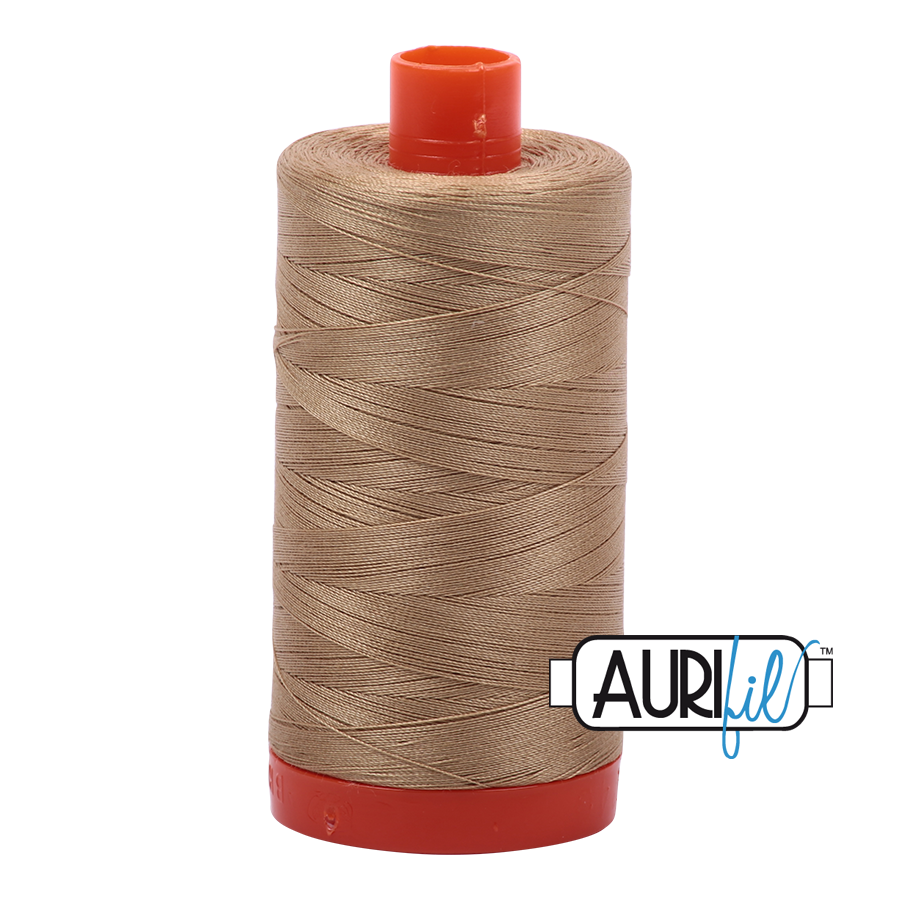 Aurifil Cotton Thread — Blonde Beige 5010 — Medium 50wt