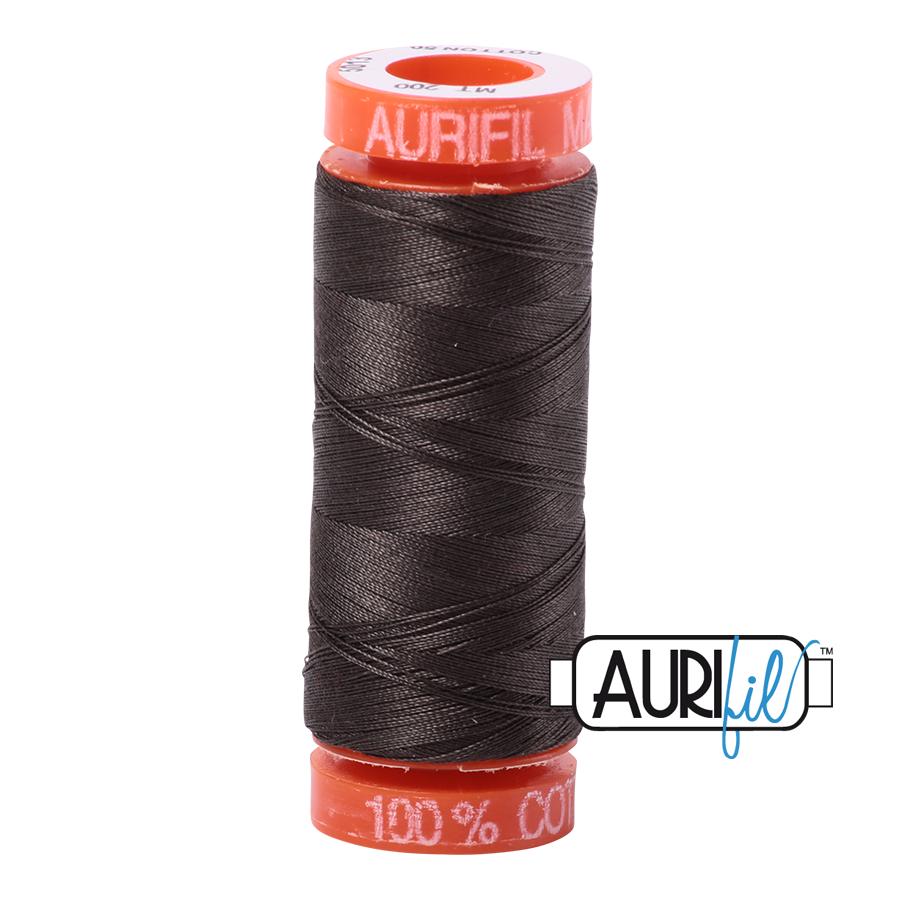 Aurifil Cotton Thread — Asphalt 5013 — Small 50wt