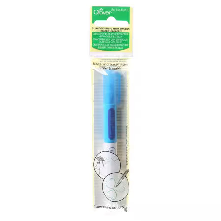Water Soluble Marker Blue Dual Tip With Eraser