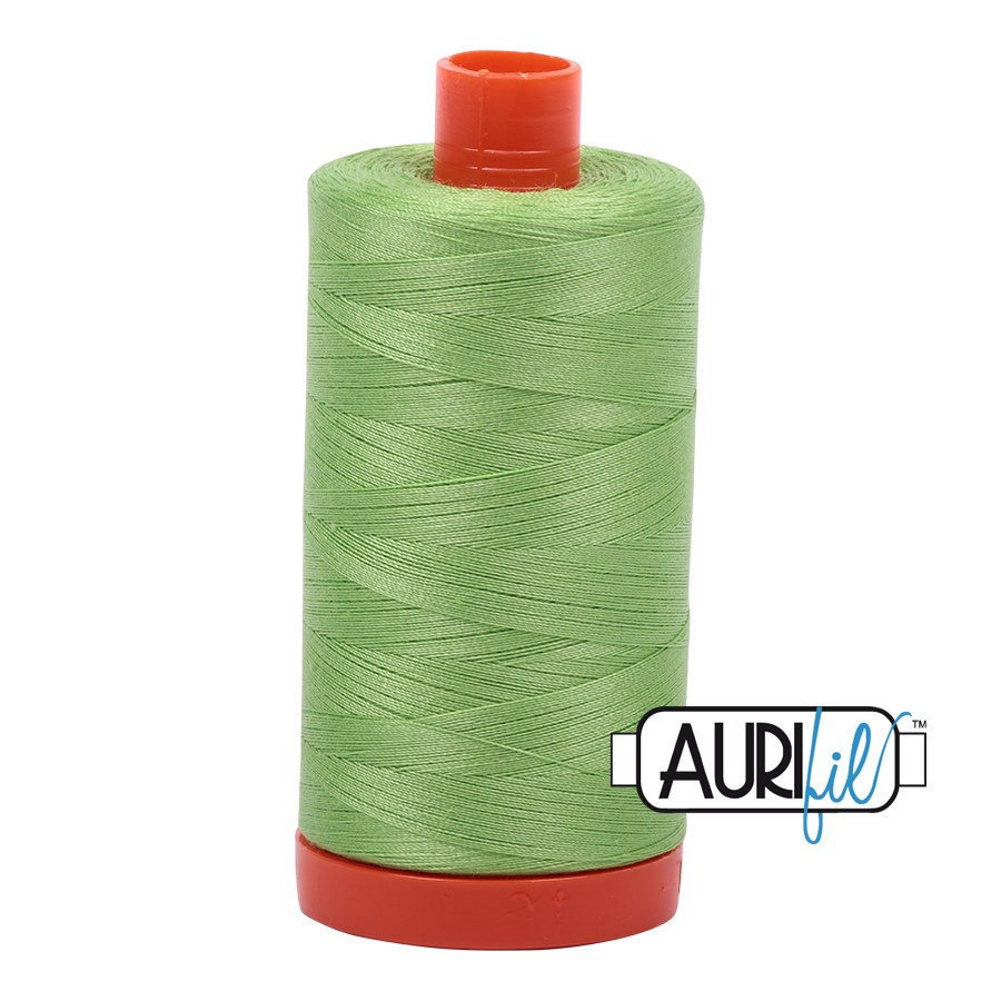 Aurifil Cotton Thread — Shining Green 5017 — Medium 50wt