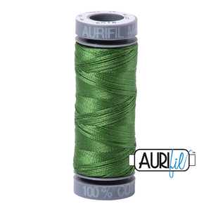 Aurifil Cotton Thread — Dark Grass Green 5018 — Small 28wt