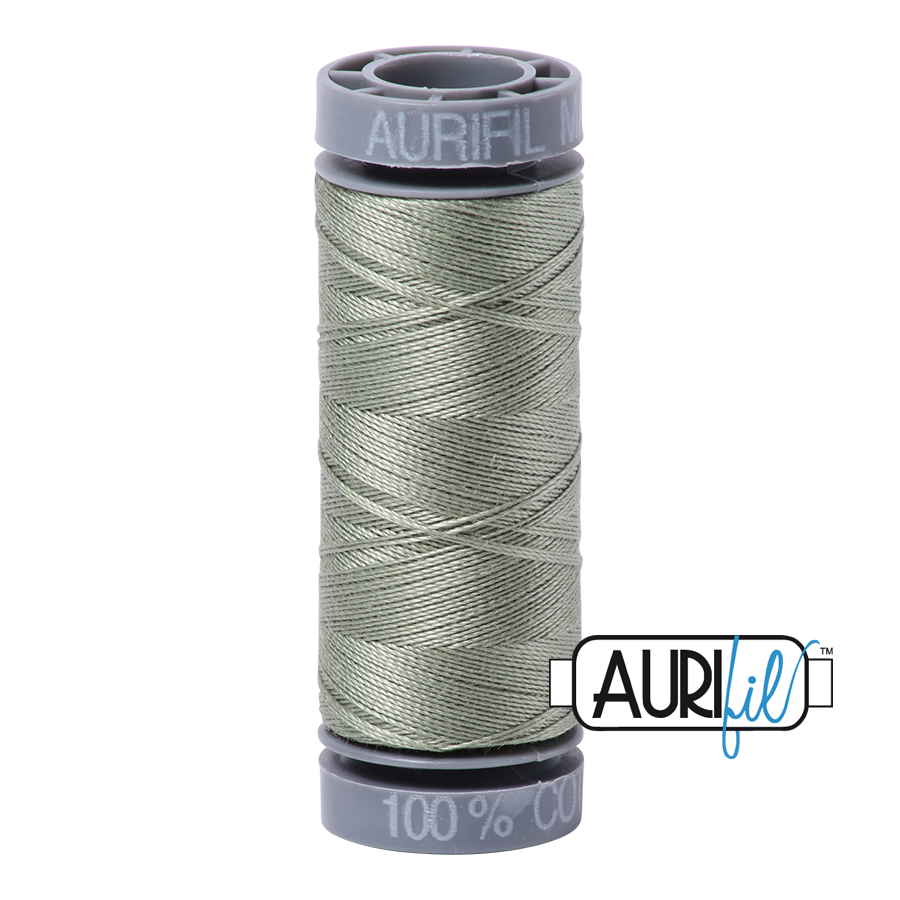 Aurifil Cotton Thread — Military Green 5019 — Small 28wt