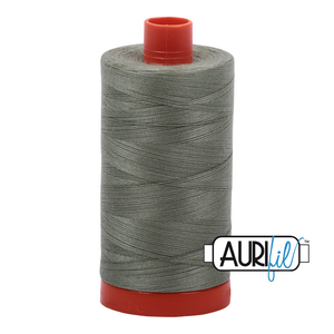 Aurifil Cotton Thread — Military Green 5019 — Medium 50wt