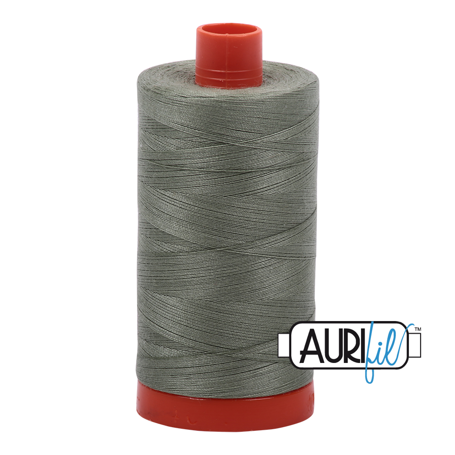 Aurifil Cotton Thread — Military Green 5019 — Medium 50wt