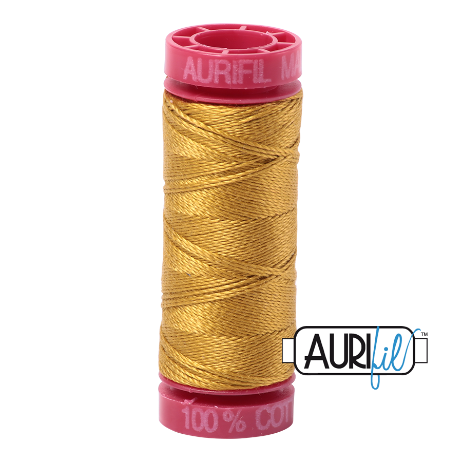 Aurifil Cotton Thread — Mustard 5022 — Small 12wt