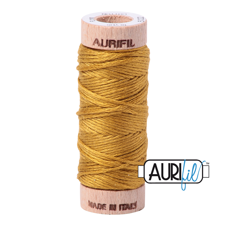 Aurifil Cotton Thread — Mustard 5022 — Small Floss