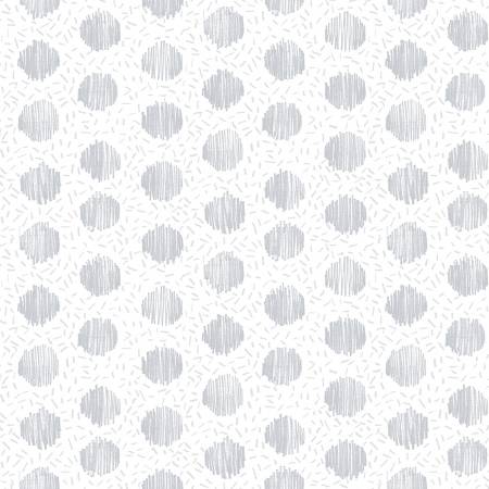 Fog Chicken Scratch by Makers Collage for Windham Fabrics
