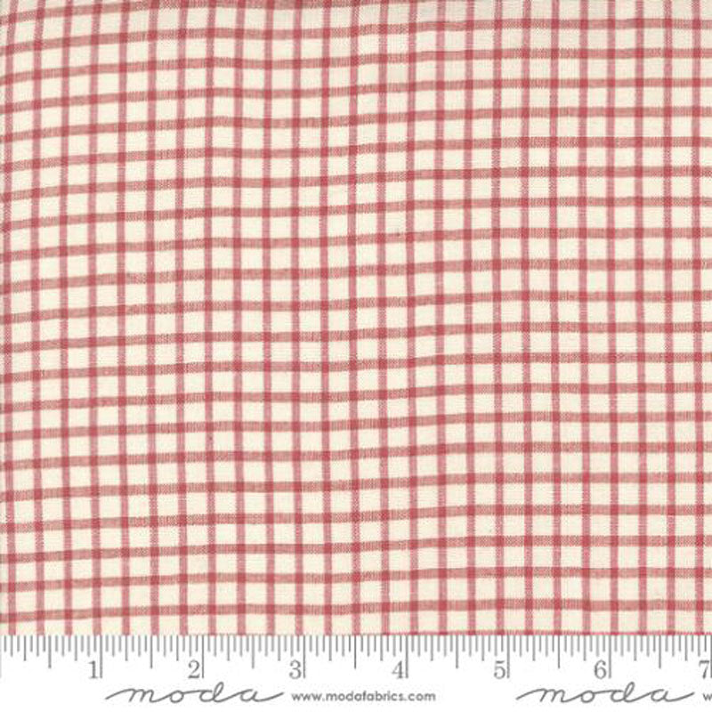 French General Woven Ginghams Woud in Red
