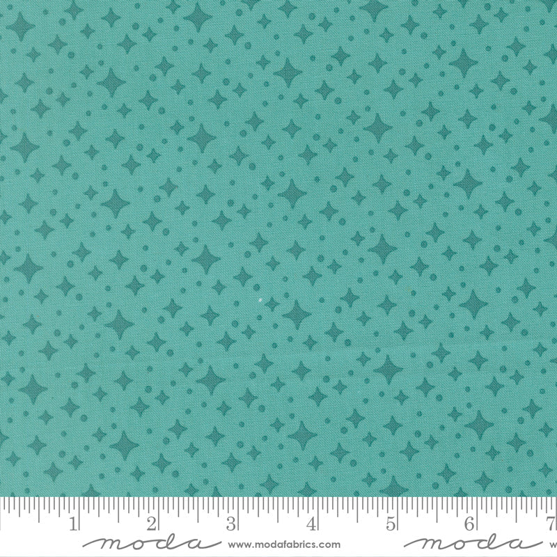 Starlight in Poolside for Scenery by Elizabeth Hartman for Moda Fabrics, Designer Fabric
