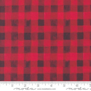 Watercolour Gingham in Berry - Love and Cheer by Amarilys Henderson for Moda Fabric