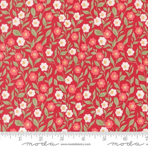 Love Blooms Flowers in Rose for Love Blooms by Lella Boutique for Moda Fabrics