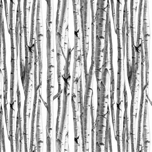 White Birch Forest Flannel for Whistler Studios