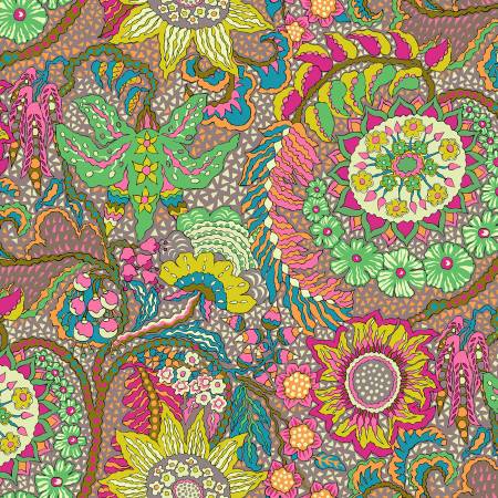 Mushroom Botaniica for Botanica by Sally Kelly for Windham Fabrics