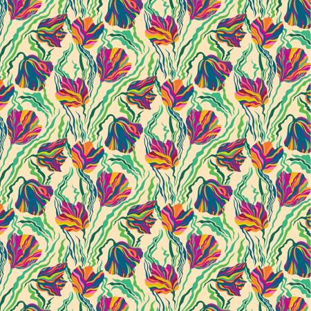 Macadamia Tulip for Botanica by Sally Kelly for Windham Fabrics