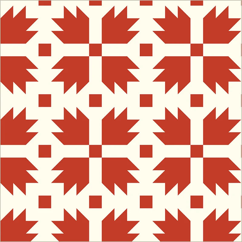 Perfect Points II by Whistler Studios - Bear Paw - Red by Windham Fabrics, Designer Fabric
