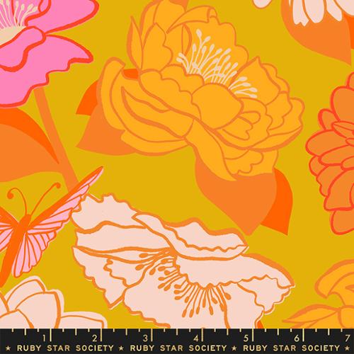 Flowerland Goldenrod - Flowerland by Melody Miller for Moda Fabrics