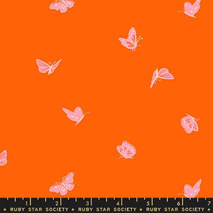 Butterflies in Goldfish - Flowerland by Melody Miller for Moda Fabrics