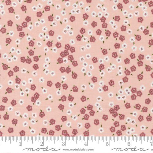 Forget Me Not Ditsy in Strawberry Cream for Evermore -by Sweetfire Road for Moda