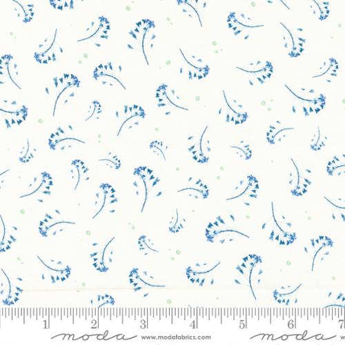 Shadowgraph in Cloud for Bluebell by Janet Clare for Moda Fabric