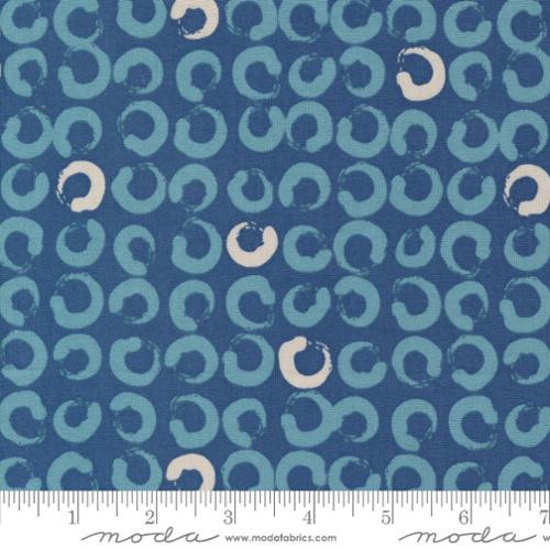 Bobbins in Blueprint for Bluish by Zen Chic for Moda Fabrics