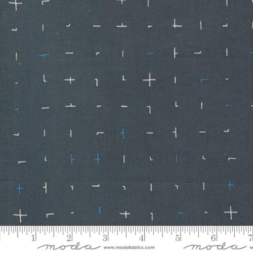 Handquilted in Charcoal for Bluish by Zen Chic for Moda Fabrics