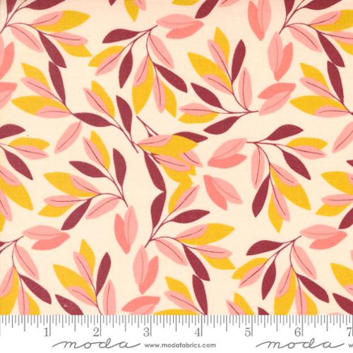 Leaves in Blush - Willow by 1 Canoe 2 for Moda Fabrics