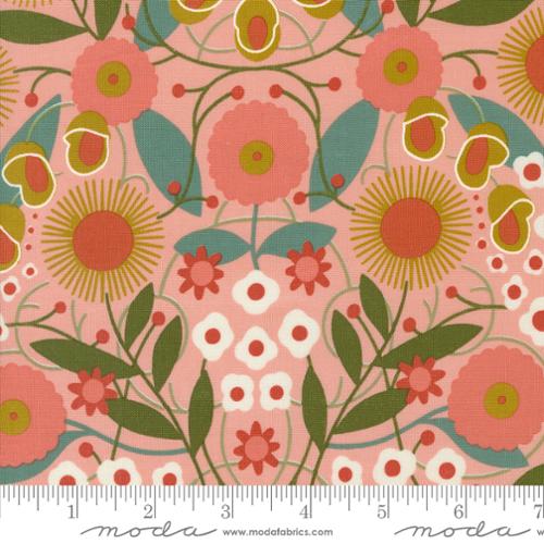 Magical Flowers in Blossom for Imaginary Flowers by Gingiber for Moda