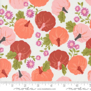 Pumpkin Patch in Ghost for Hey Boo by Lella Boutique for Moda