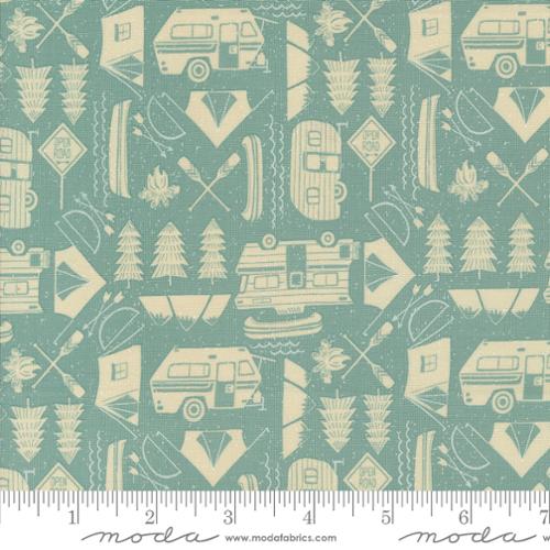 Open Road in Sky for The Great Outdoors by Stacey Iest Tsu for Moda Fabrics