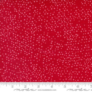 Thatched Dot in Crimson for Winterly by Robin Pickens or Moda