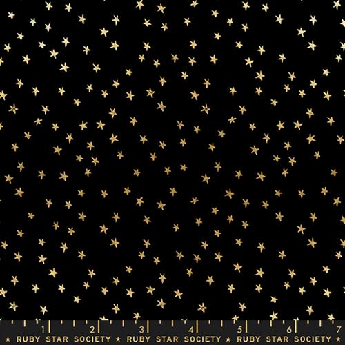Starry in Black Gold MINI by Alexia Abegg for Ruby Star