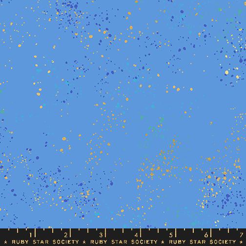 Speckled in Lindley Blue by Rashida Coleman-Hale of Ruby Star Society for Moda