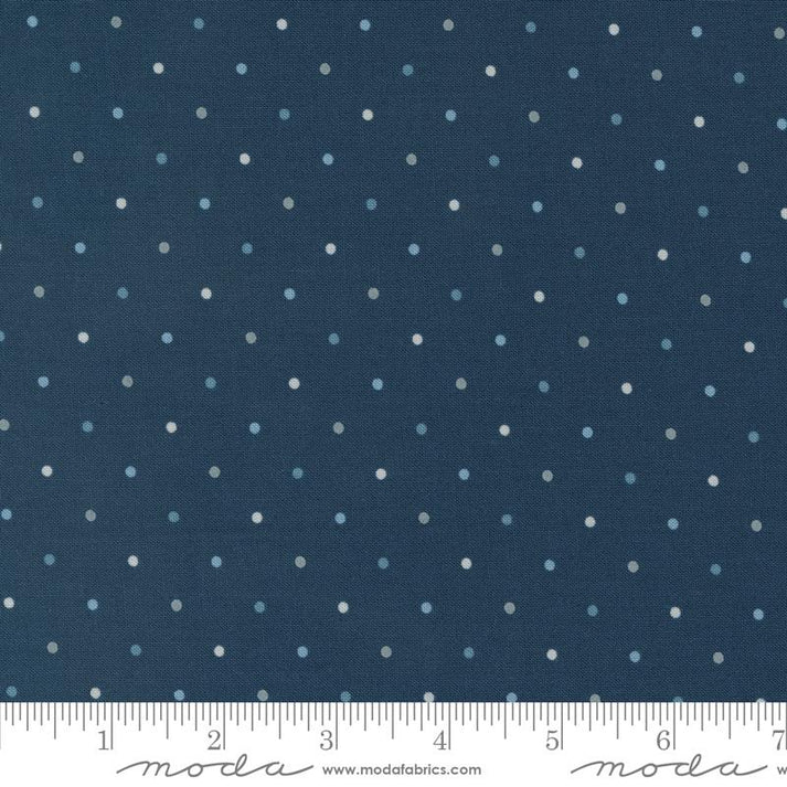 Magic Dot in Midnight by Lella Boutique for Moda