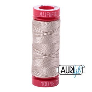 Aurifil Cotton Thread — Pewter 6711 — Small 12wt