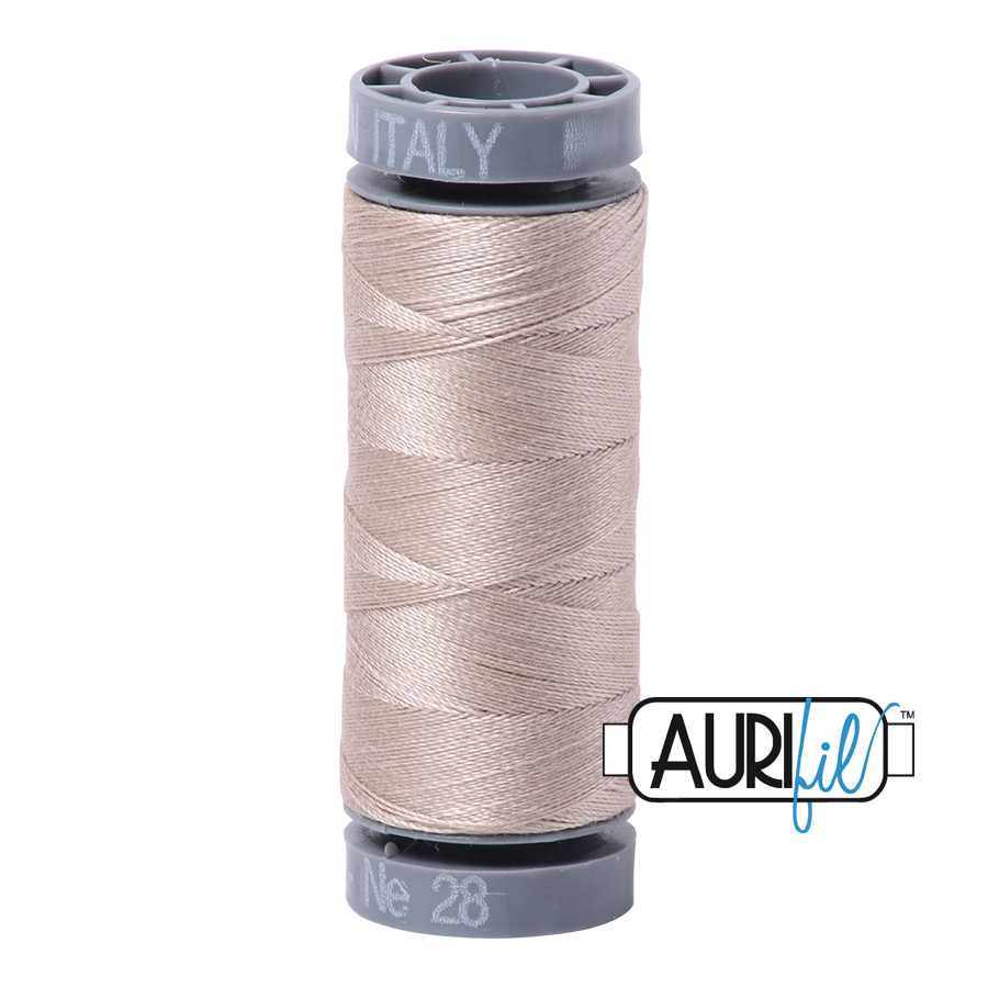 Aurifil Cotton Thread — Pewter 6711 — Small 28wt