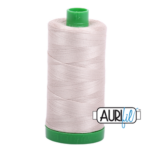 Aurifil Cotton Thread — Pewter 6711 — Medium 40wt