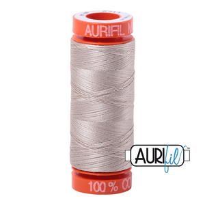 Aurifil Cotton Thread — Pewter 6711 — Small 50wt