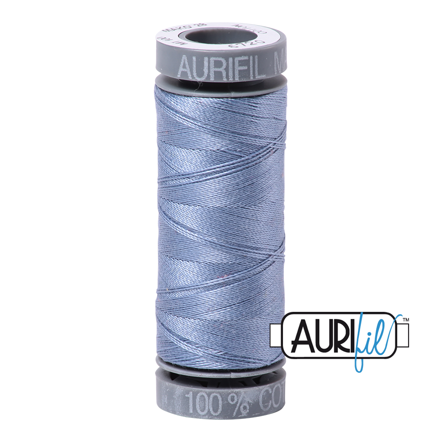 Aurifil Cotton Thread — Slate 6720 — Small 28wt
