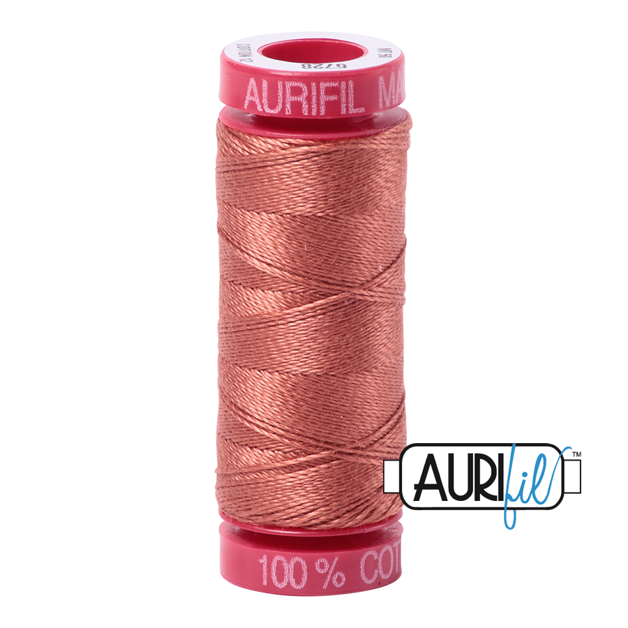 Aurifil Cotton Thread — Cinnabar 6728 — Small 12wt