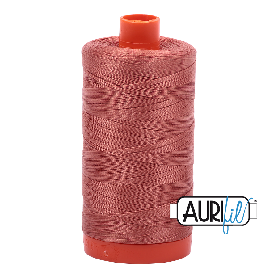 Aurifil Cotton Thread — Cinnabar 6728 — Medium 50wt