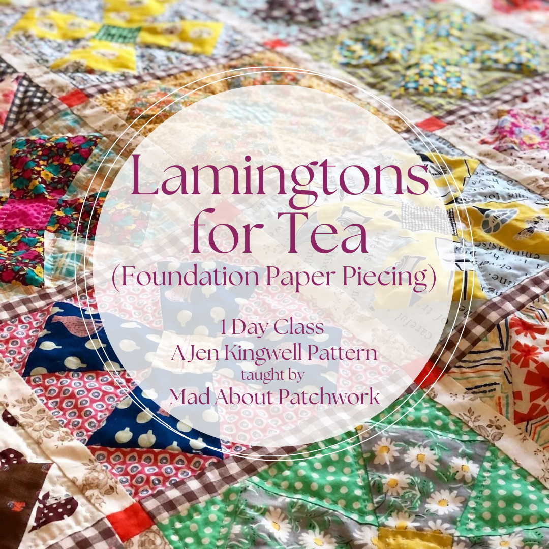 Lamingtons (Foundation Paper Piecing)  Mini Workshop