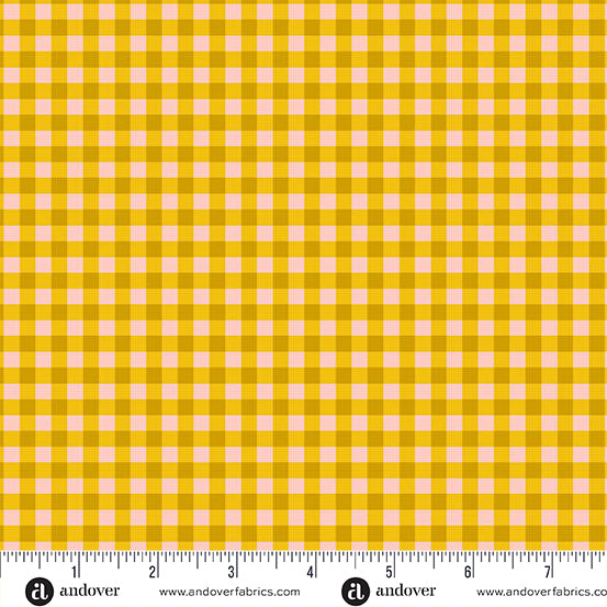Checklist in Yarrow from Jinny by Alison Glass for Andover Fabrics, Designer Fabric