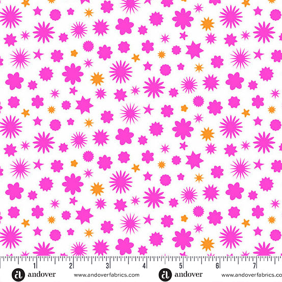 Wingalings in Flare from Prismatic by Libs Elliott for Andover Fabrics, Designer Fabric