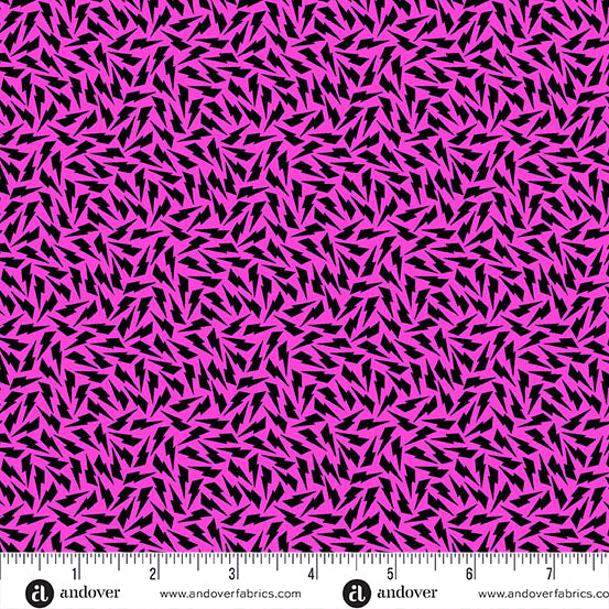 Darling Bolts in Neon from Prismatic by Libs Elliott by Andover Fabrics, Designer Fabric
