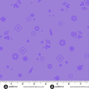 Margin in Lilac - Images for Postmark by Alison Glass for Andover