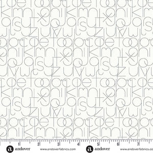 Enough in Pigeon from Sun Print Whisper by Alison Glass for Andover Fabrics