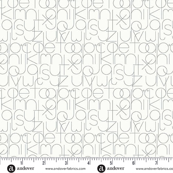 Enough in Pigeon from Sun Print Whisper by Alison Glass for Andover Fabrics