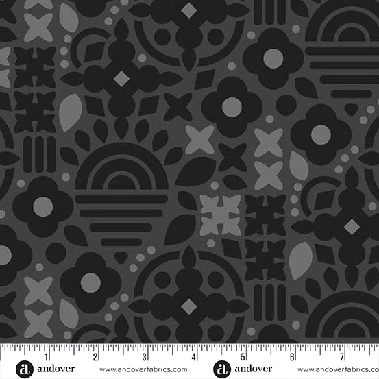 This & That in Graphite from Shadow 2026 by Alison Glass for Andover Fabrics